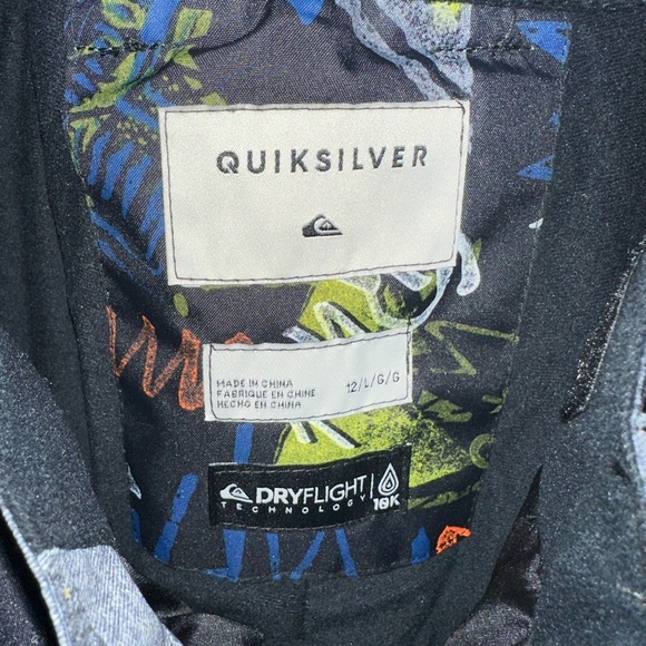 Quicksilver Boys Grey Camo Mountain Wear Winter Pants 12Y(L) NWT - Picture 5 of 9
